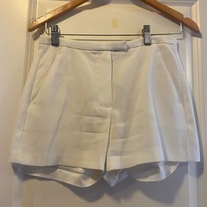 Aritzia babaton white shorts size 0